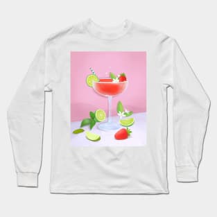 Cocktail Daiquiri Long Sleeve T-Shirt